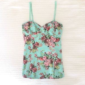 New Aritzia Talula Floral Tank Top Shirt Cami